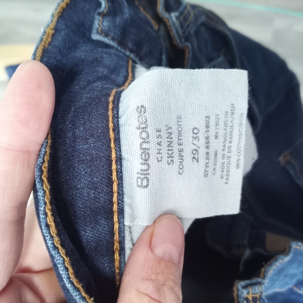 Bluenotes Dark Blue Straight Leg Jeans - Picture 2 of 4